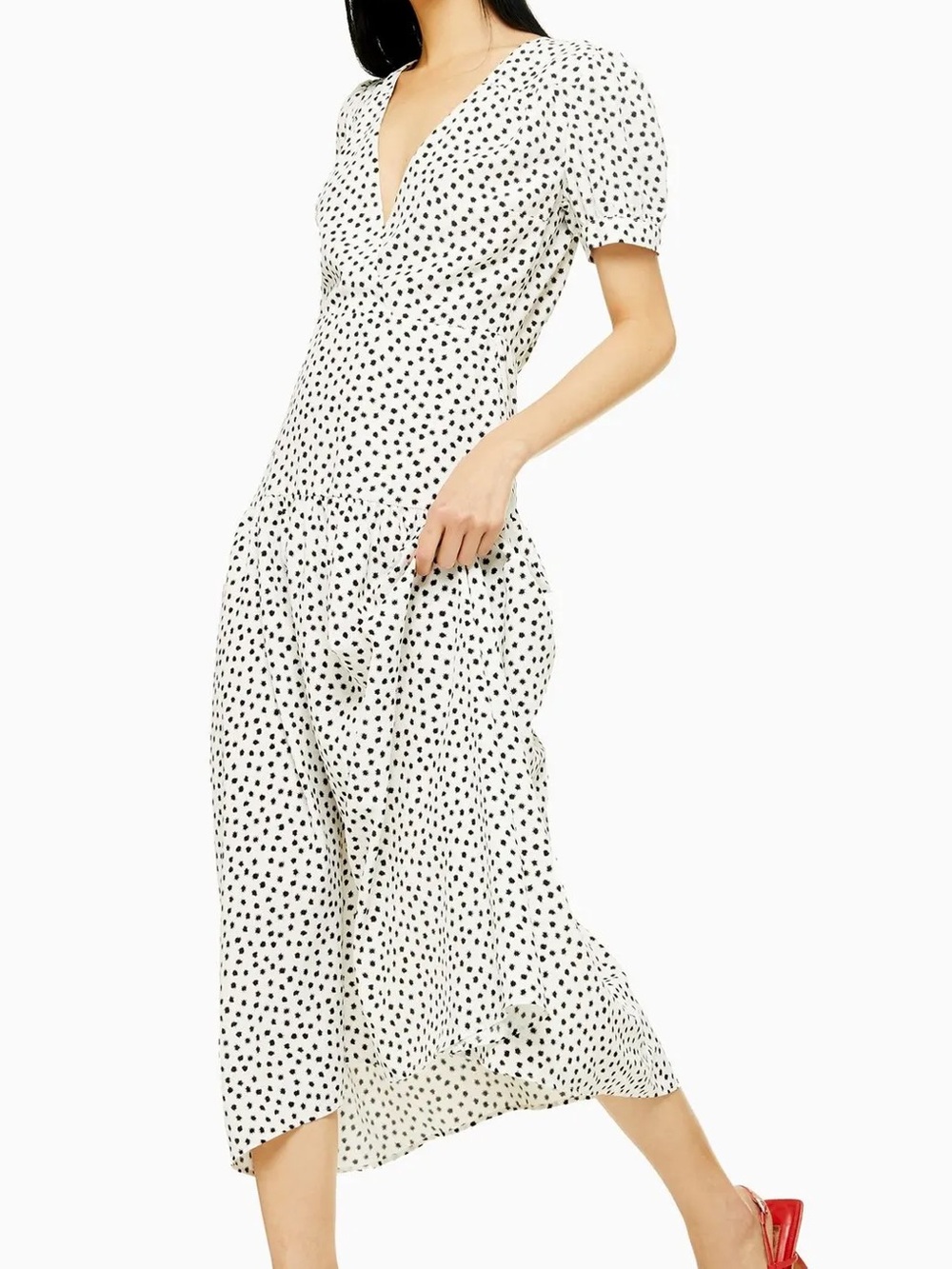 Topshop dropwaist maxi dress